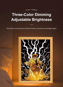 Anime Light Painting for Home & PC Setup Decoration
