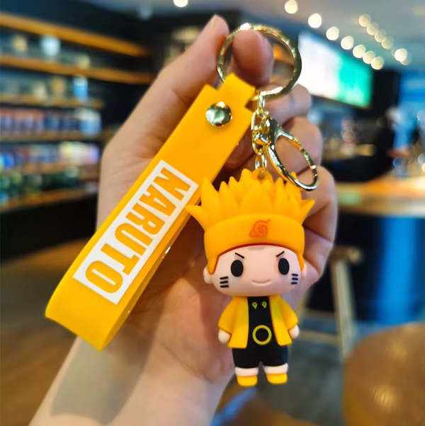 Anime Naruto Keychain (Nine Tail Chakra mode)