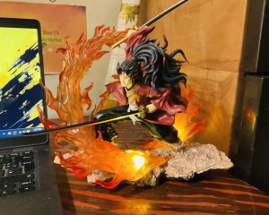 Demon Salyer Yorichii statue with light